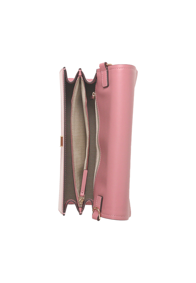 Tory Burch Emerson Convertible Crossbody Bag In Pink Ginger 157620