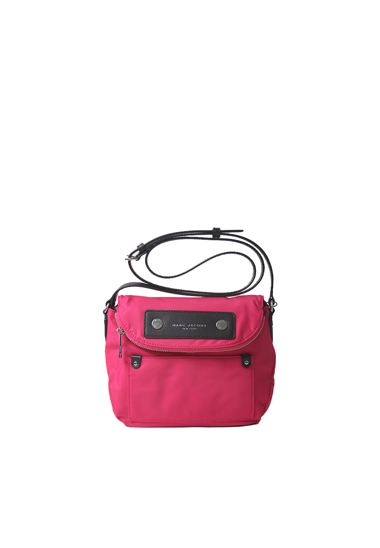 Marc Jacobs Preppy Nylon Mini Natasha Crossbody Bag In Hot Pink