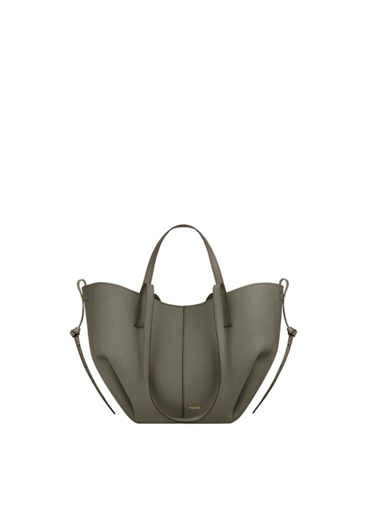 ( PREORDER ) Polene Cyme Mini Tote Bag In Smoky Green