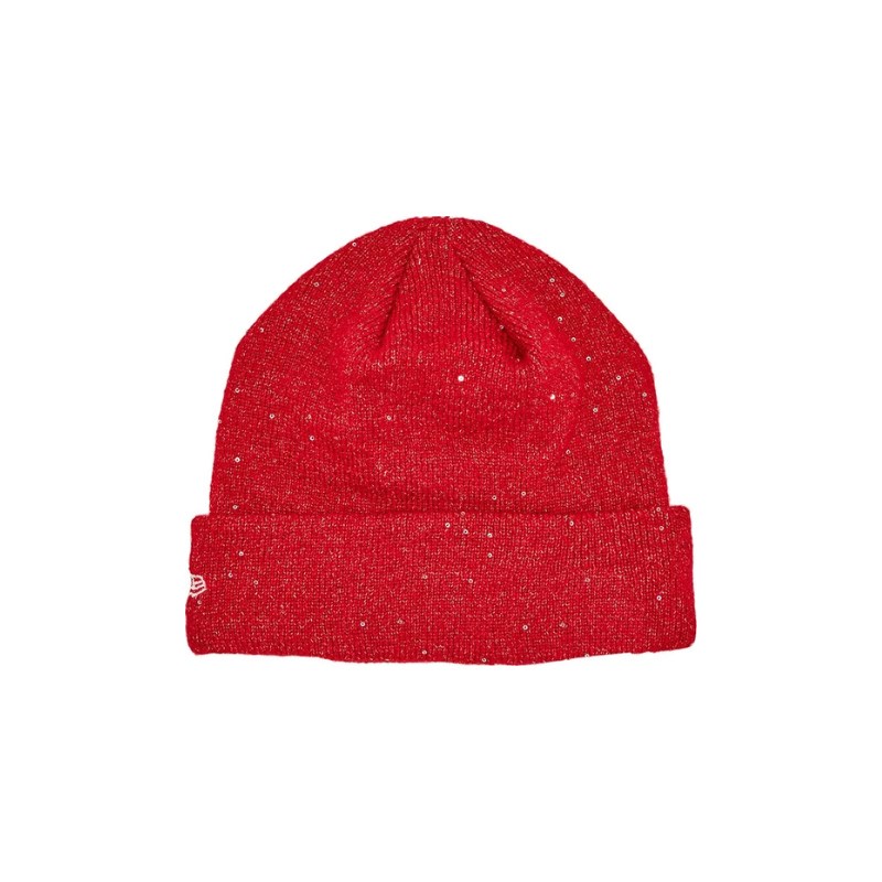 Supreme x New Era SS23BN9 Metallic Arc Beanie In Red