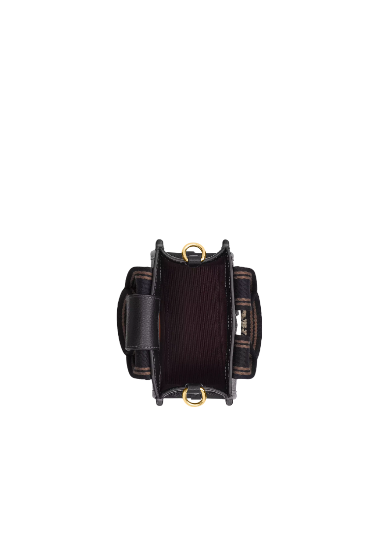 ( PREORDER ) Coach Smith Mini Tote Bag In Black Multi CCF80