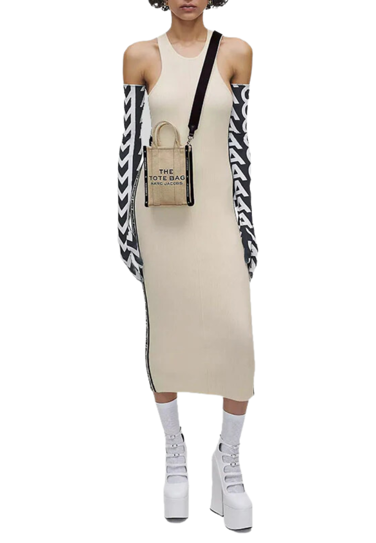 Marc Jacobs The Jacquard Phone Tote Bag In Warm Sand 2R3HCR027H01