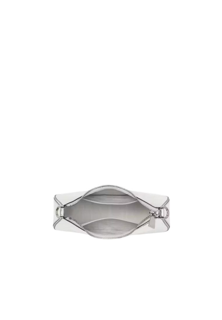 ( PREORDER ) Kate Spade Sam Icon Metallic Small Convertible Crossbody Bag In Silver KH071