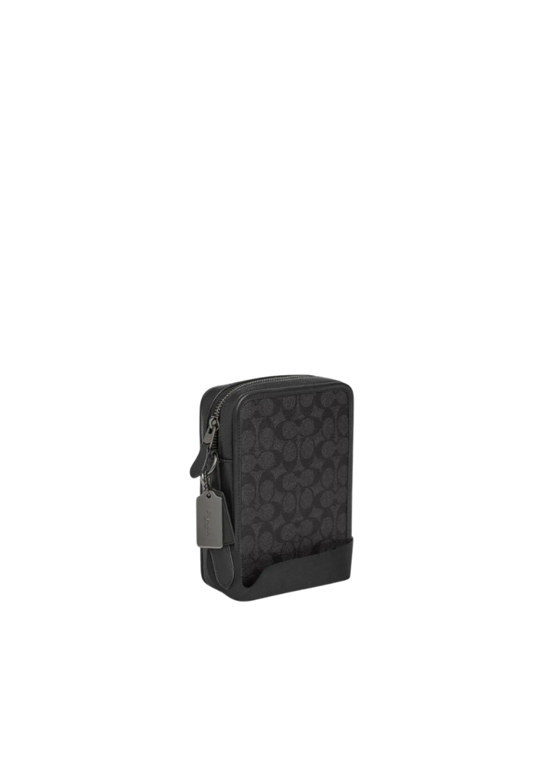 Coach Sullivan Crossbody Bag With Patches In Charcoal Multi CY894