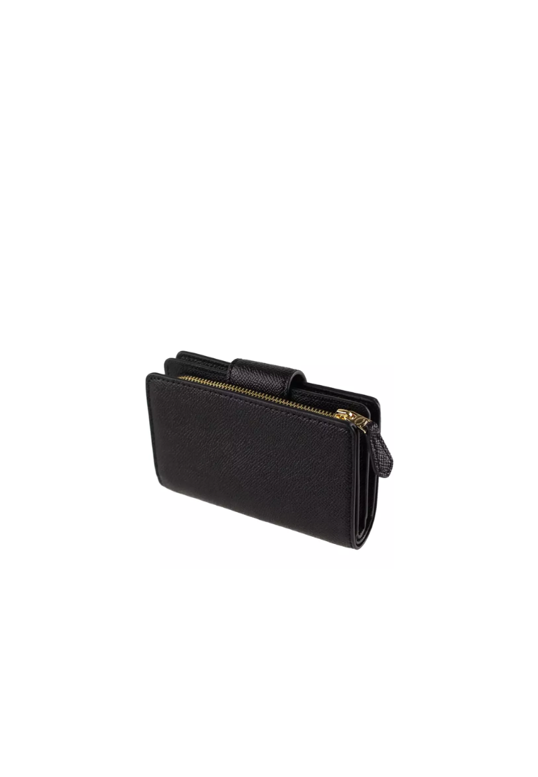 Coach Accordion CE551 Wallet In Signature Leather In Black