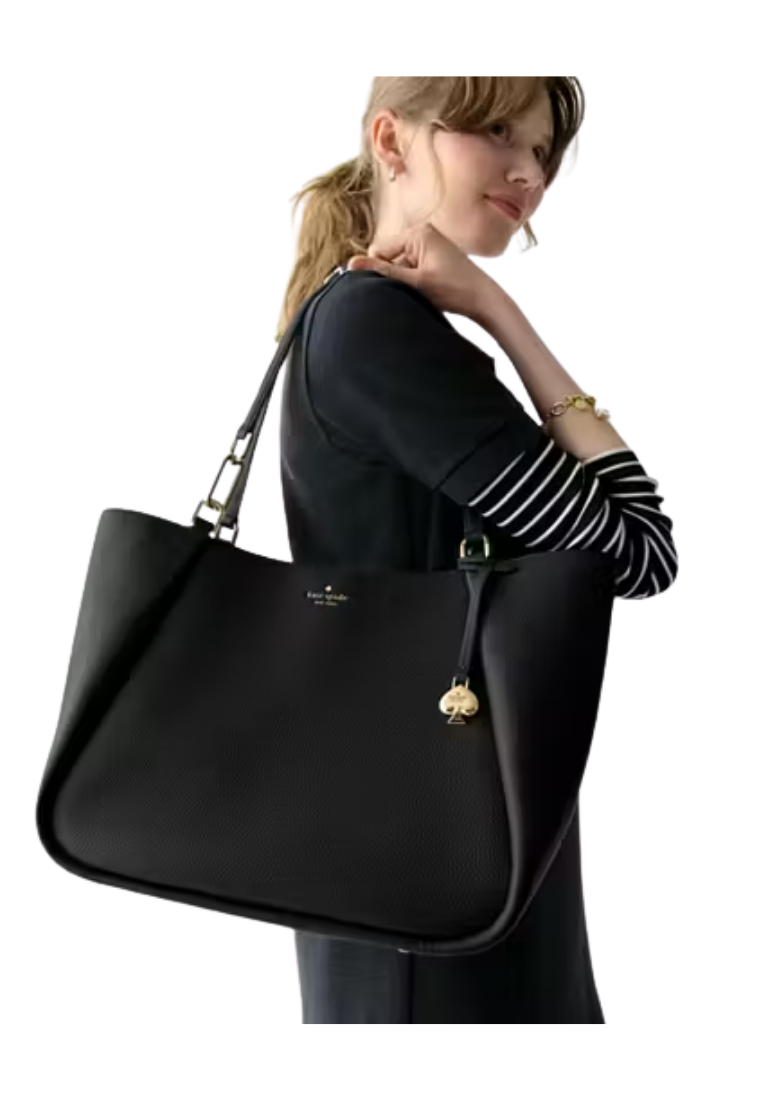 ( PREORDER ) Kate Spade Kayla Large Tote Bag In Black KK079