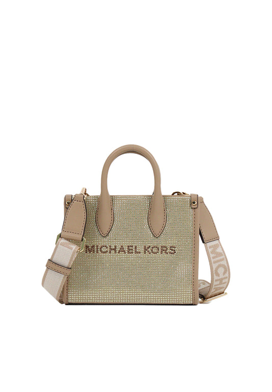 Michael Kors Mirella Extra Small Crossbody Bag In Camel 35H3G7ZC0S