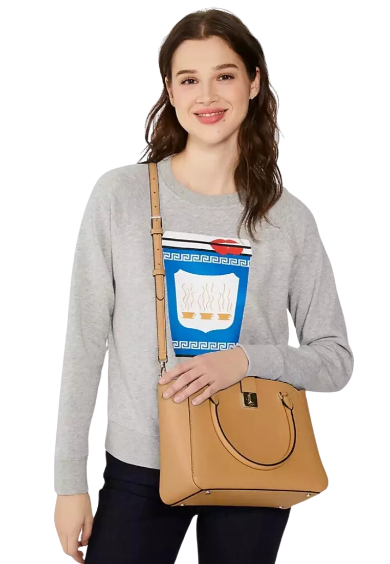 Kate Spade Phoebe Satchel Bag In Tiramisu KF555