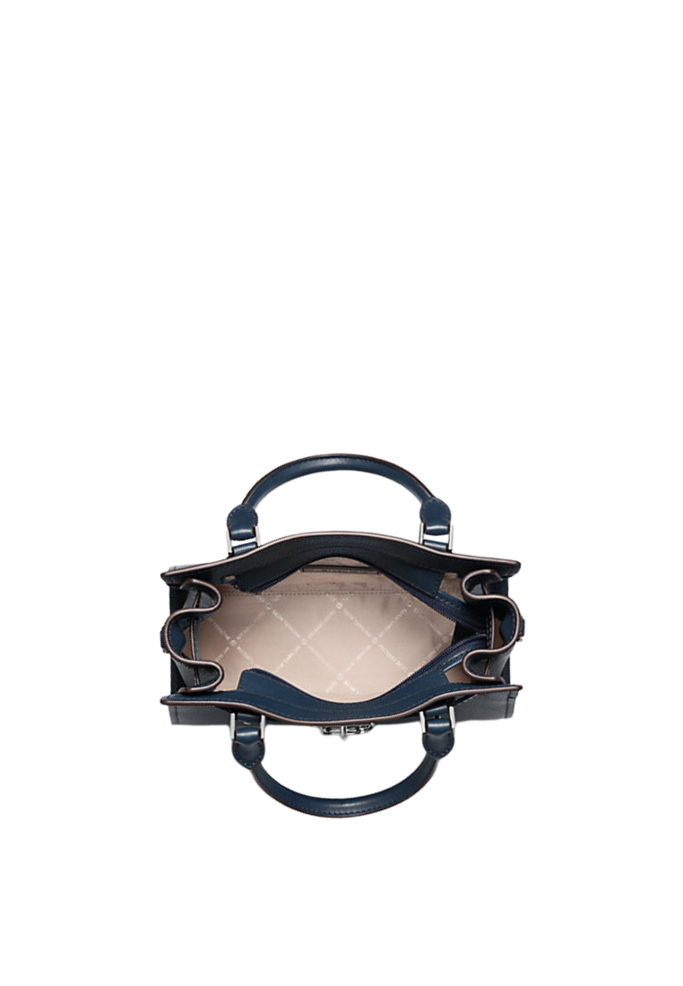 Michael Kors Hamilton Small Top Handle In Navy Blue Marine 35S3SHMS1L