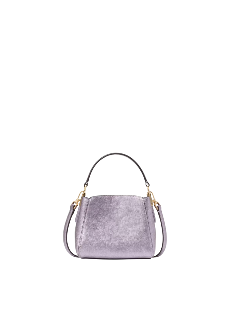 Kate Spade Phoebe Metallic Mini Top Handle Crossbody Bag In Light Candied KI943
