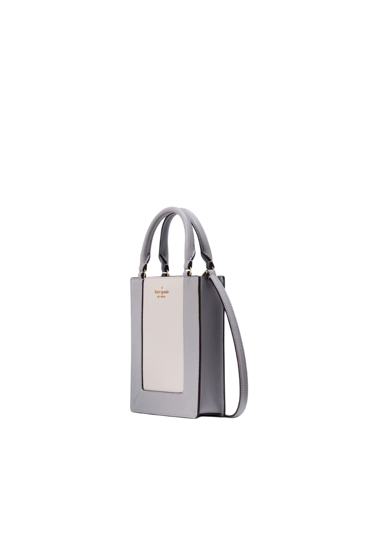 Kate Spade Lena Colorblock Tote Bag In Mountain Grey KI885