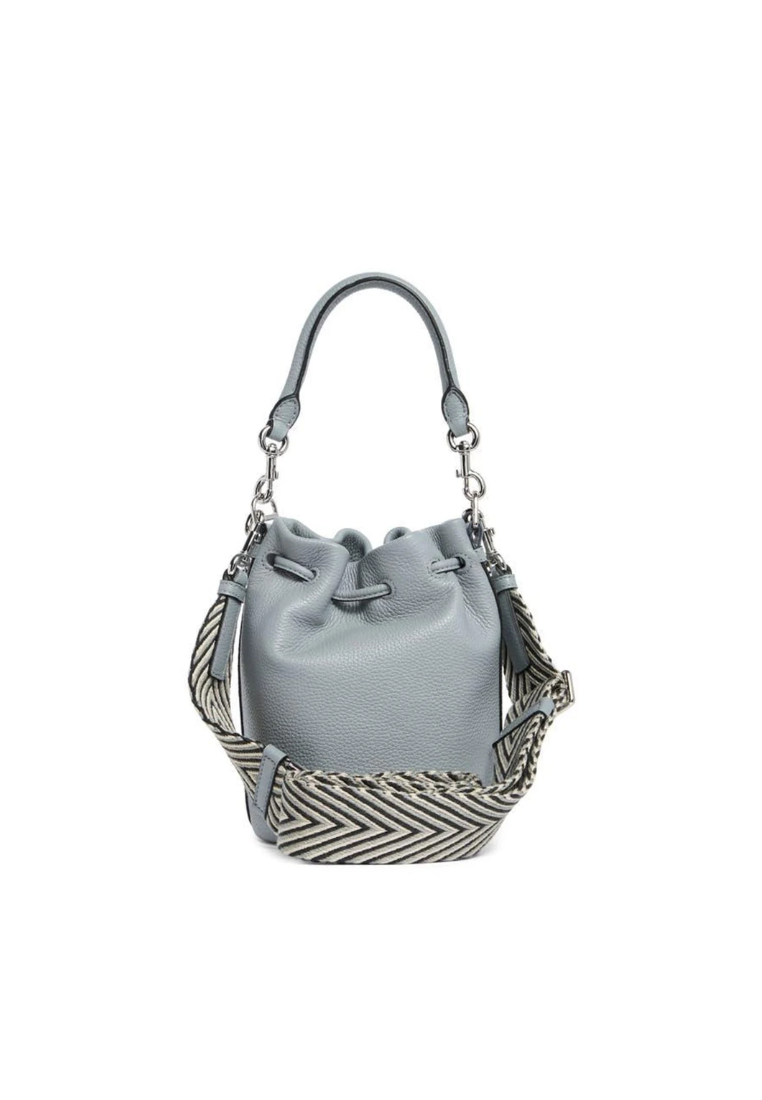 Marc Jacobs Pebbled Leather Bucket Bag In Rock Grey 4R3HCR013H02