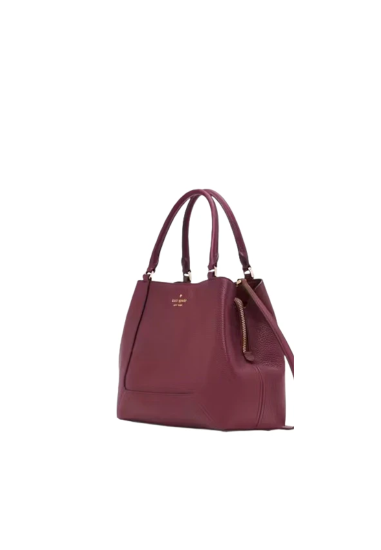 Kate Spade Lena Satchel Bag In Cherrywood KH434