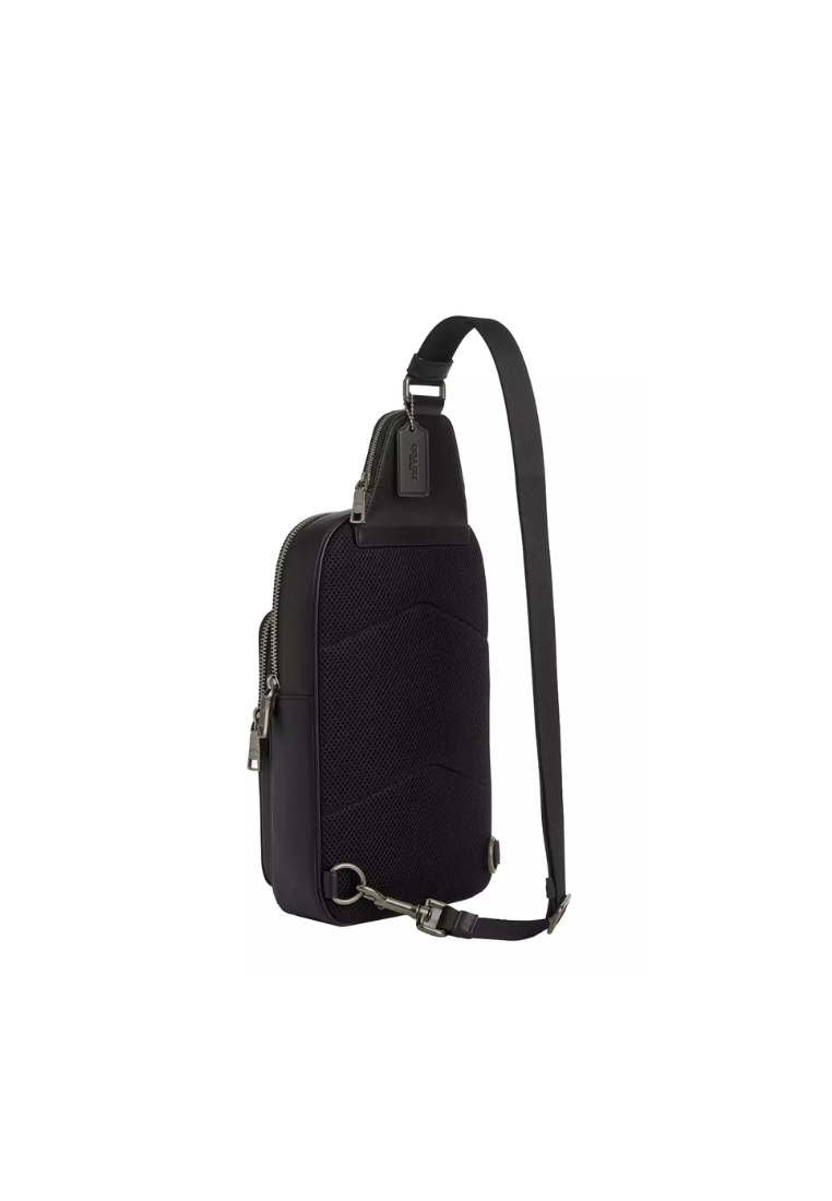 Coach Ethan Pack Bag In Charcoal Black CV918