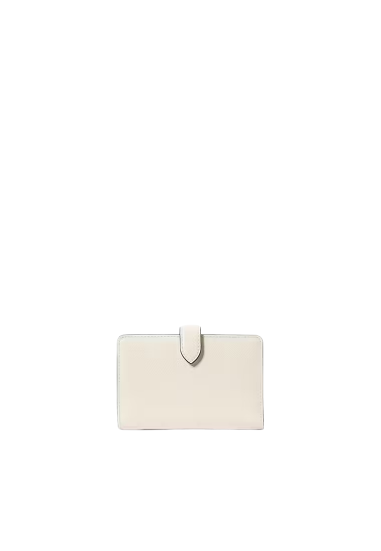 Kate Spade Madison Puffy Heart Wallet Medium Bifold In Meringue Multi Kk182
