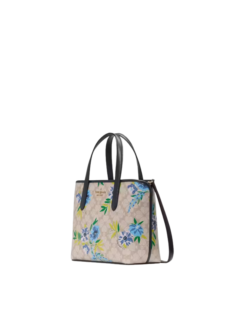 Kate Spade Signature Spade Flower Tote Bag Floral Small In Blazer Blue KL002