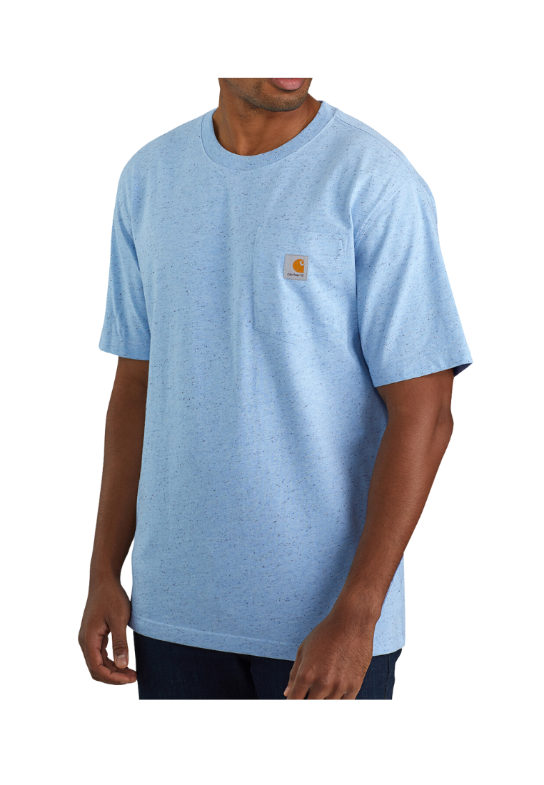 Carhartt Men Pocket T-shirt In Blue K87