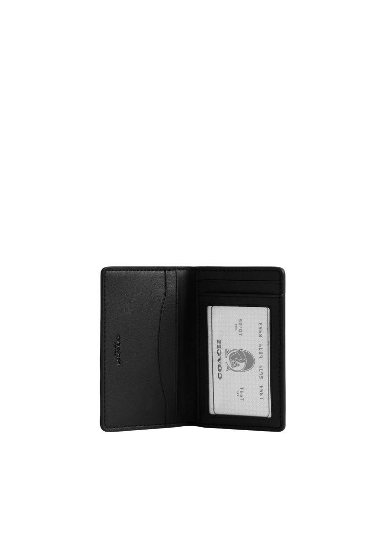 Coach Id Card Wallet In Loved Signature Canvas In Brown CEB86