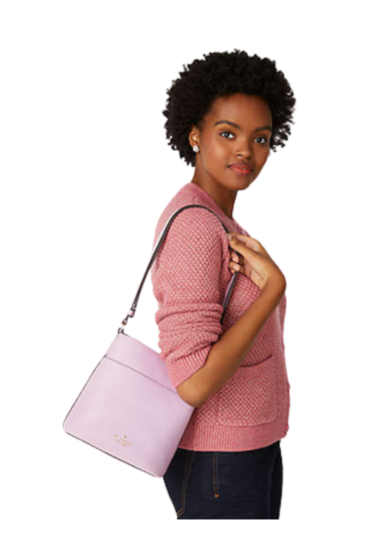 Kate Spade Leila Bucket Bag Small In Quartz Pink KE489