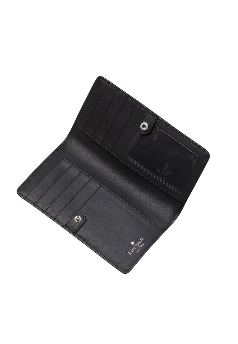 Kate Spade Madison Slim Bifold Wallet In Black K1366