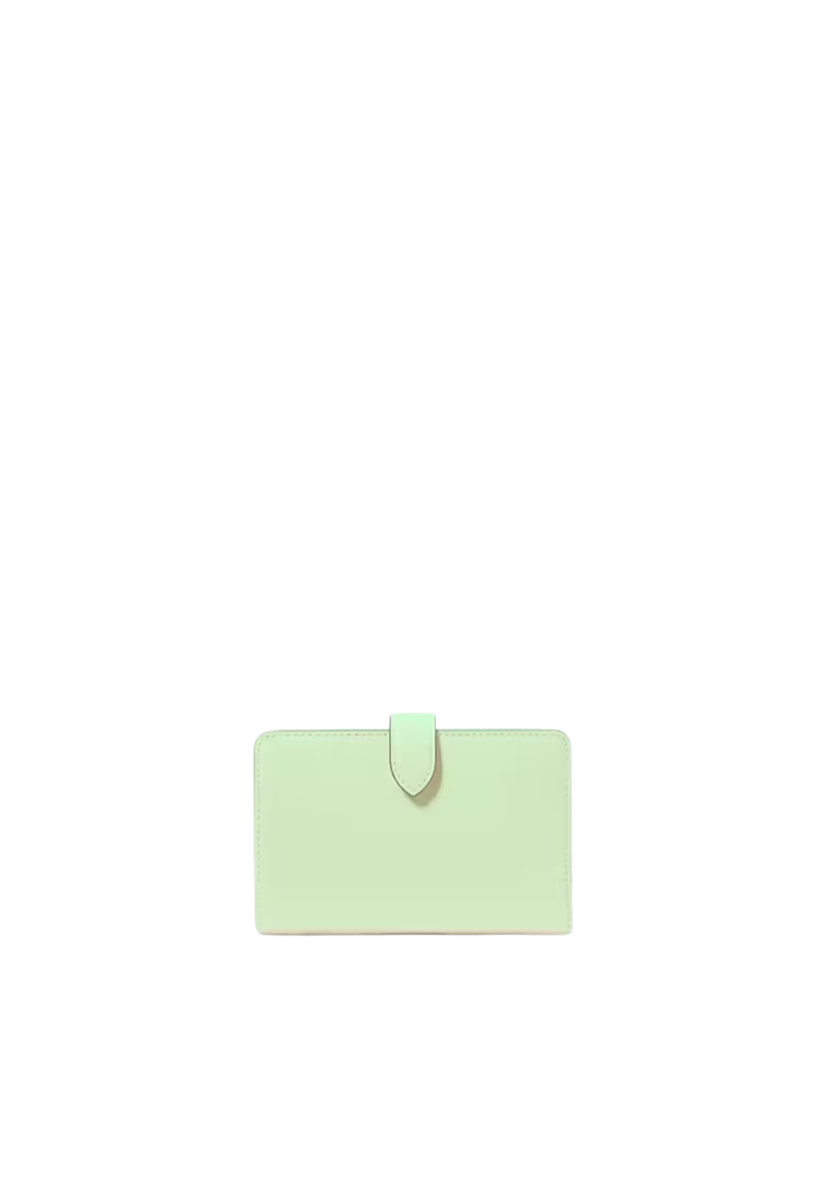 Kate Spade Madison Wallet Medium Bifold In Matcha Latte Kc580