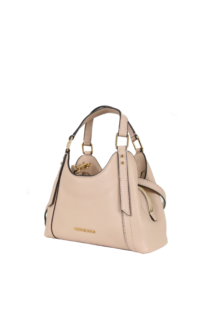Michael Kors Arlo 35S3GW7C1L Small Leather Crossbody Bag In Buff