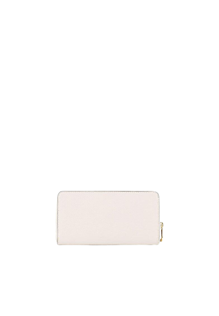 Coach Long Zip Around Wallet In Chalk C4451