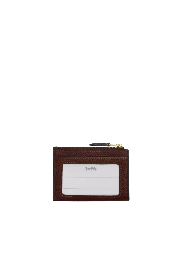 Coach Mini Skinny ID Card Case In Maple CFE02