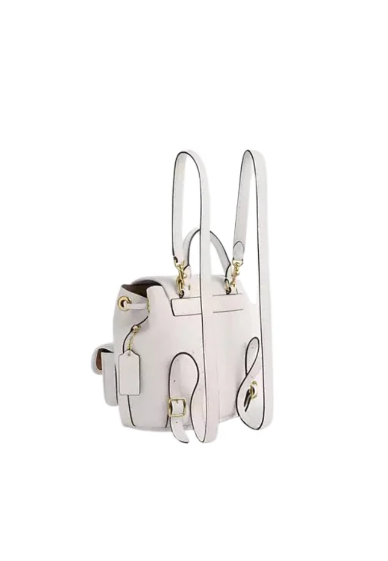 ( PREORDER ) Coach Hadley Backpack In Gold Chalk CBH09