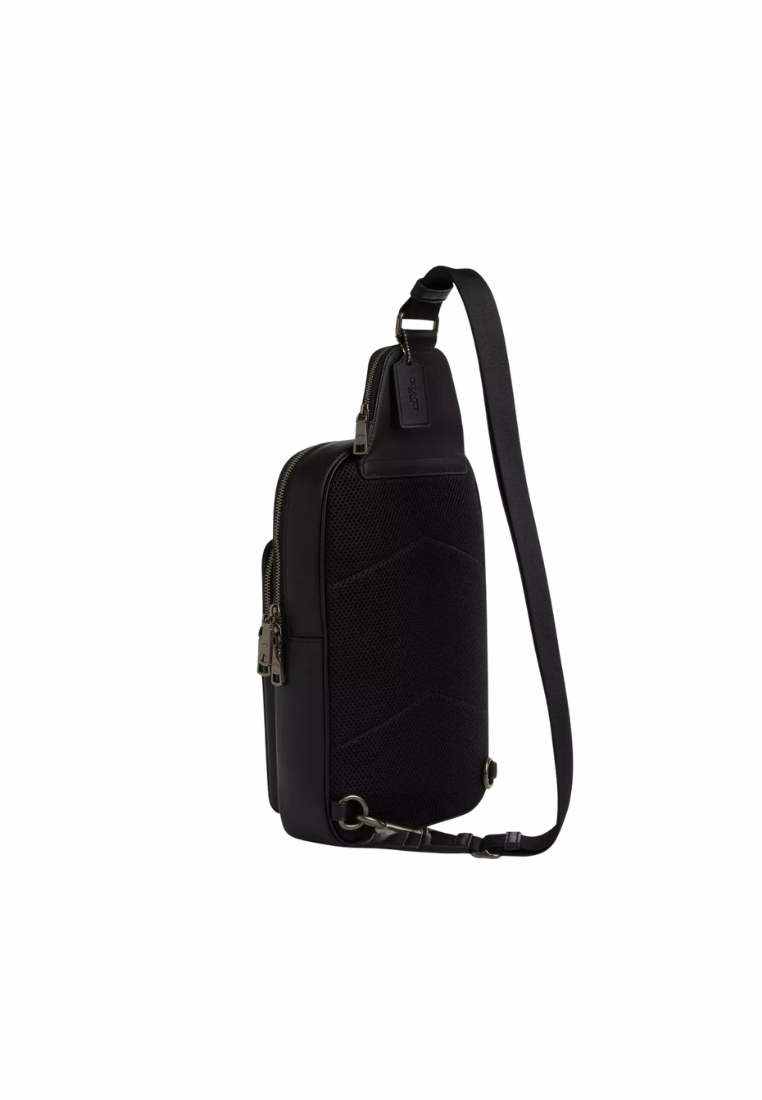 Coach Ethan Pack Crossbody Bag In Charcoal Black CBI71