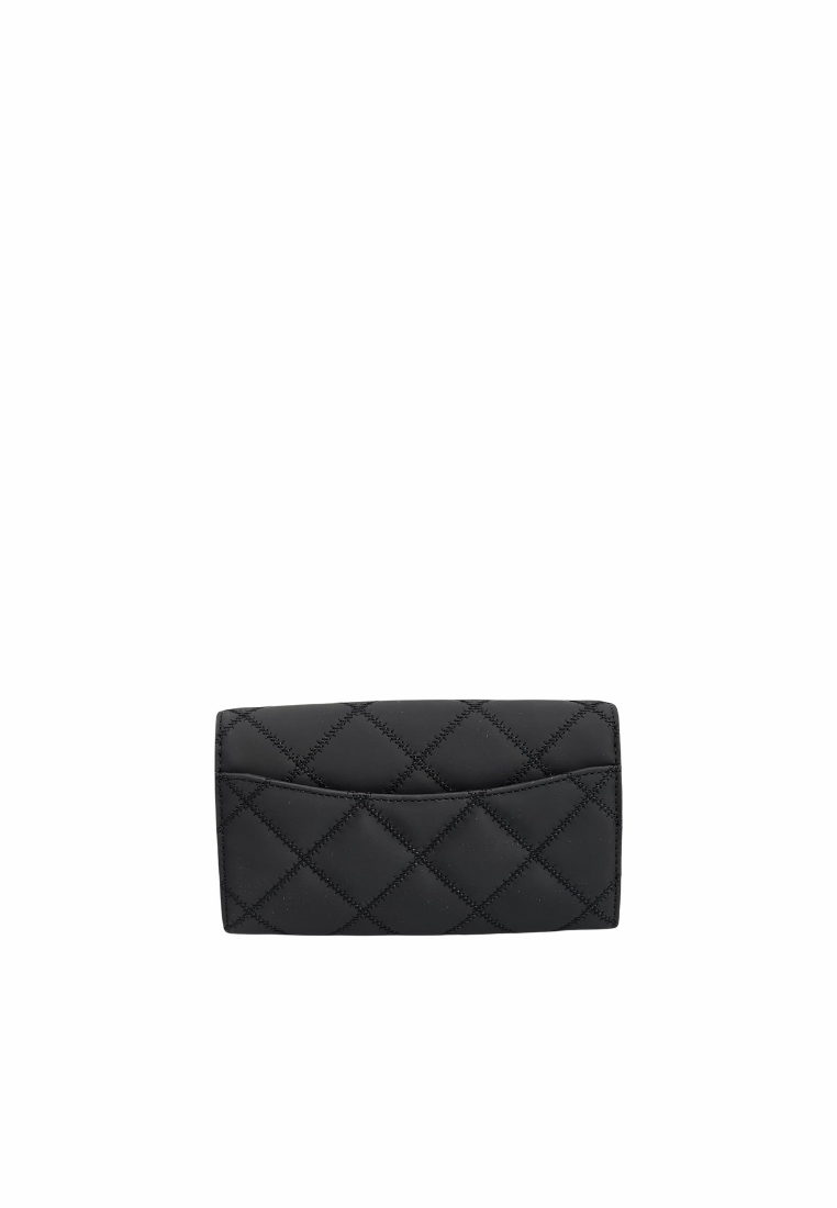 Tory Burch Willa Matte Chain Wallet In Black 150059