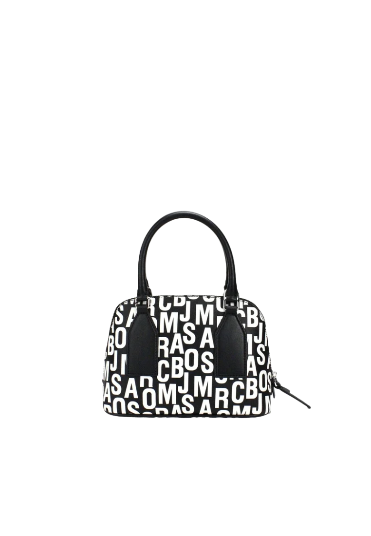 Marc Jacobs Small Dome Satchel Bag In Black White 4S4HSC005H02