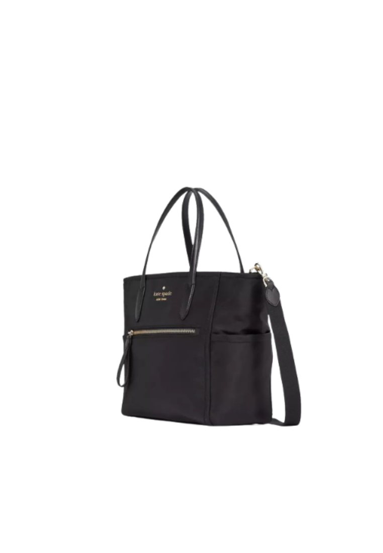 Kate Spade Chelsea Medium Tote Bag Nylon In Black KC526