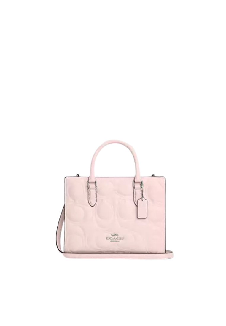 ( PREORDER ) Coach Maggie Small Tote Bag Tote Bag In Silver Blush CY670