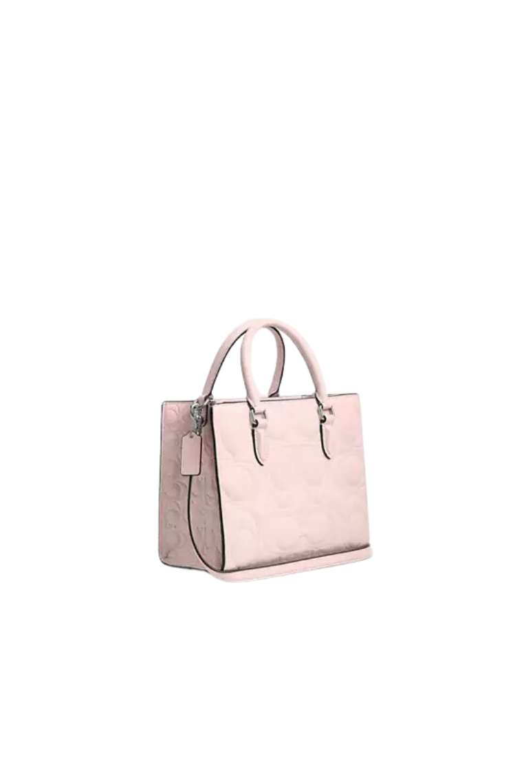 ( PREORDER ) Coach Maggie Small Tote Bag Tote Bag In Silver Blush CY670