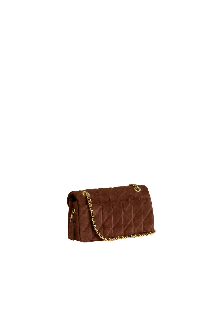 ( PREORDER ) Coach Tabby 26 With Quilting Shoulder Bag In Warm Brown CCK49
