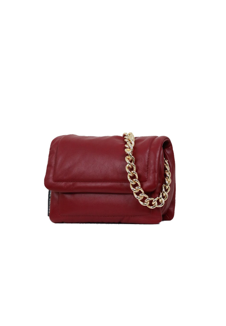 Marc Jacobs Pillow Soft Leather Shoulder Bag In Pomegranate H905L01PF22
