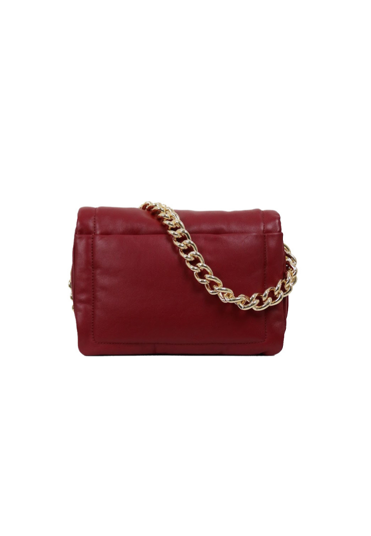 Marc Jacobs Pillow Soft Leather Shoulder Bag In Pomegranate H905L01PF22