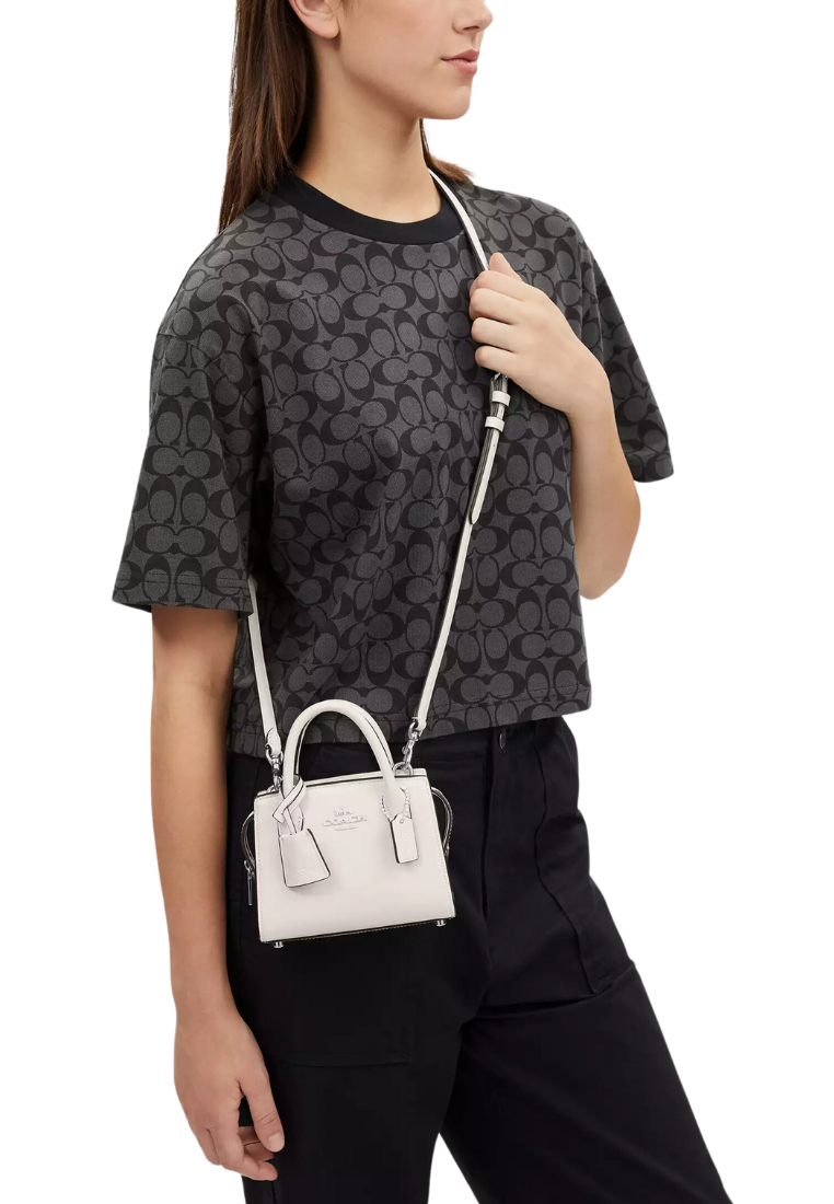 Coach Andrea Mini Carryall Crossbody Bag In Chalk CO974