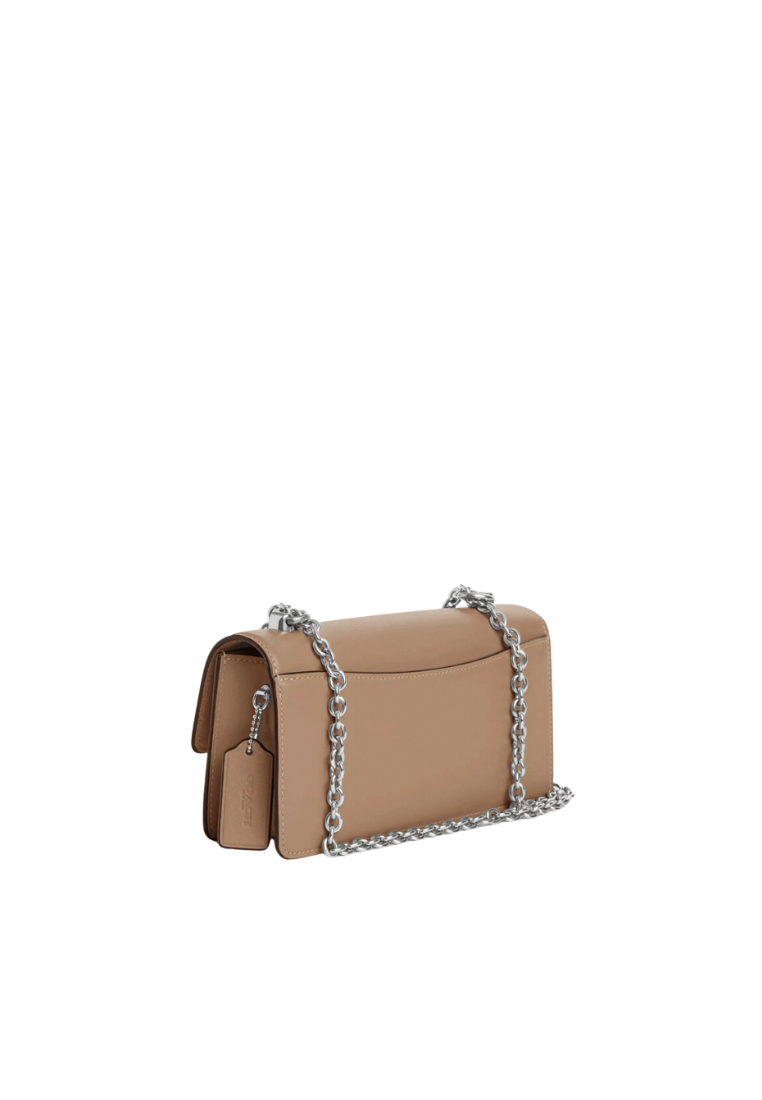 Coach Eliza Flap Crossbody Bag In Taupe CP008
