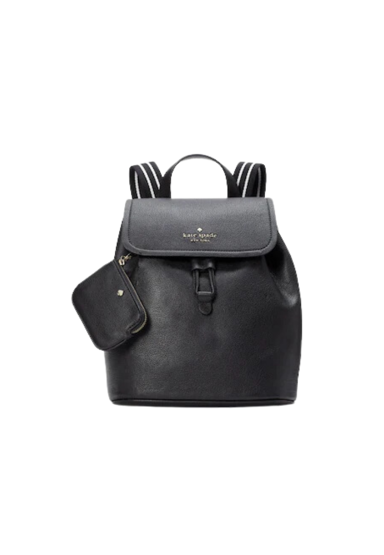 Kate Spade Rosie Medium Flap Backpack In Black KB714