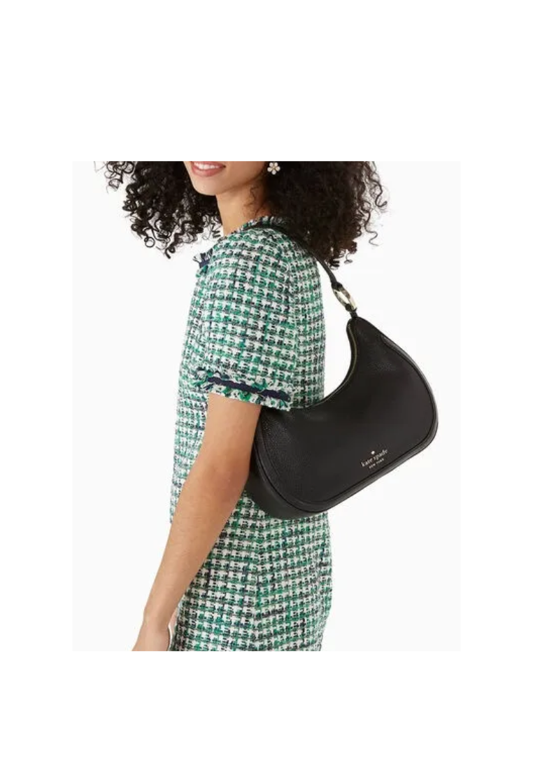 Kate Spade Leila KA804 Pebbled Leather Shoulder Bag In Black