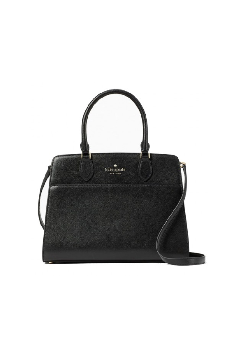 Kate Spade Madison Medium Satchel Bag In Black KC436