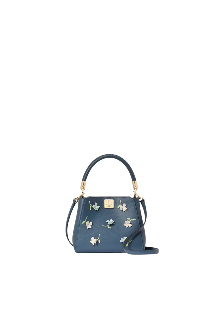 ( PREORDER ) Kate Spade Phoebe Applique Crossbody Bag In Bluestone Multi KK143