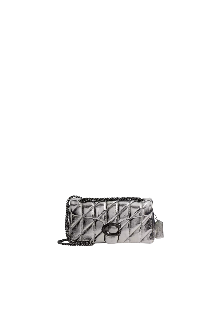 ( PREORDER ) Coach Tabby 26 With Quilting Shoulder Bag In Pewter Anthracite CW594