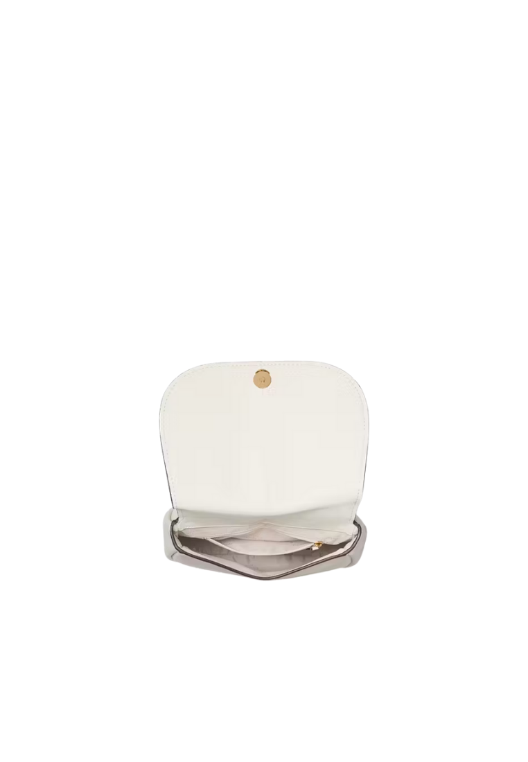 ( PREORDER ) Kate Spade Kayla Pebble Leather Saddle Bag In Meringue KL025