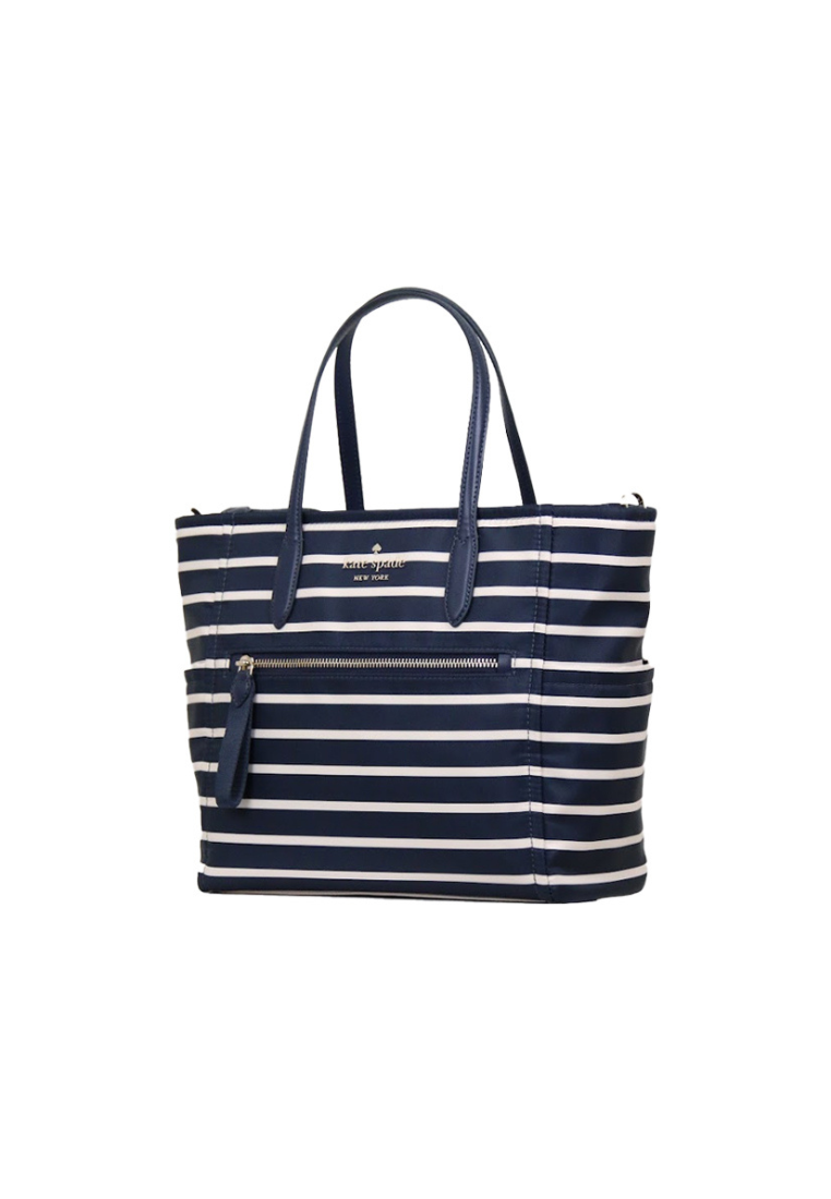 Kate Spade The Little Better Marina Satchel Bag Stripe Printed In Parisian KC709