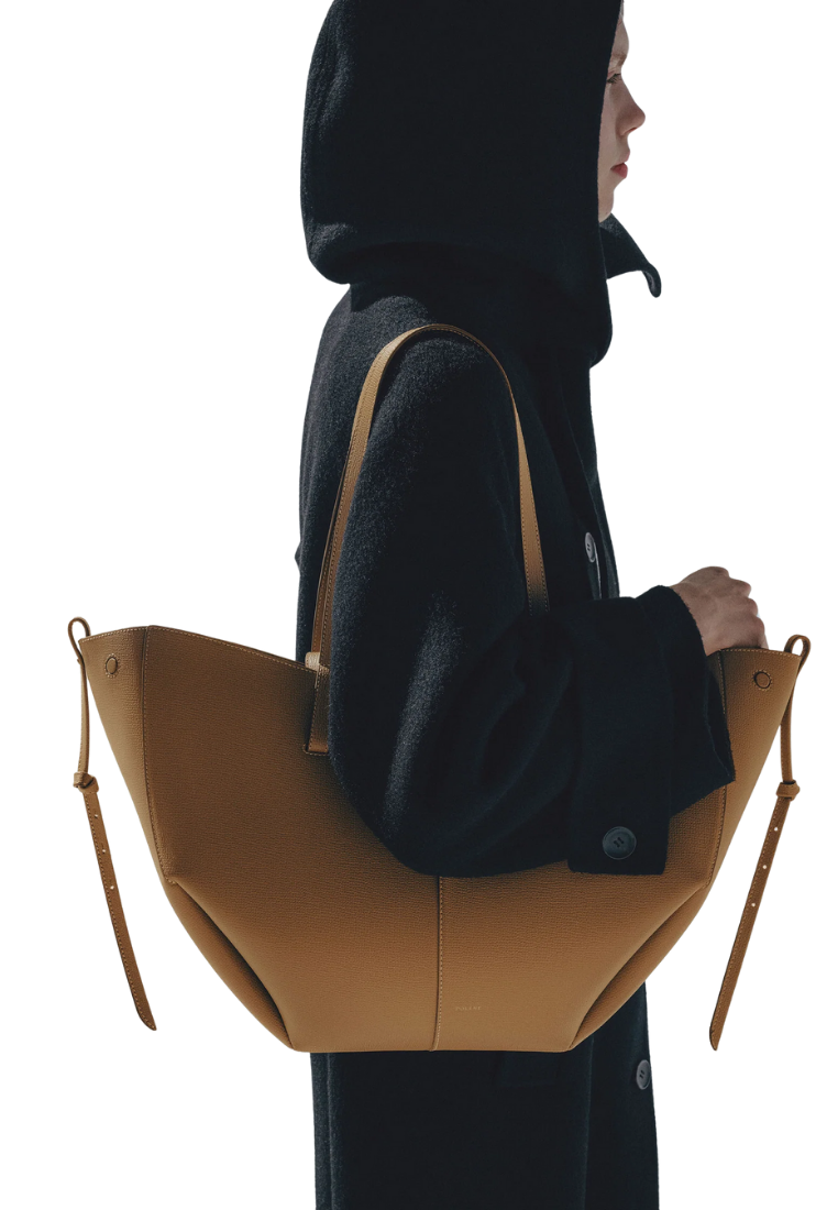 ( PREORDER ) Polene Cyme Tote Bag In Ocher