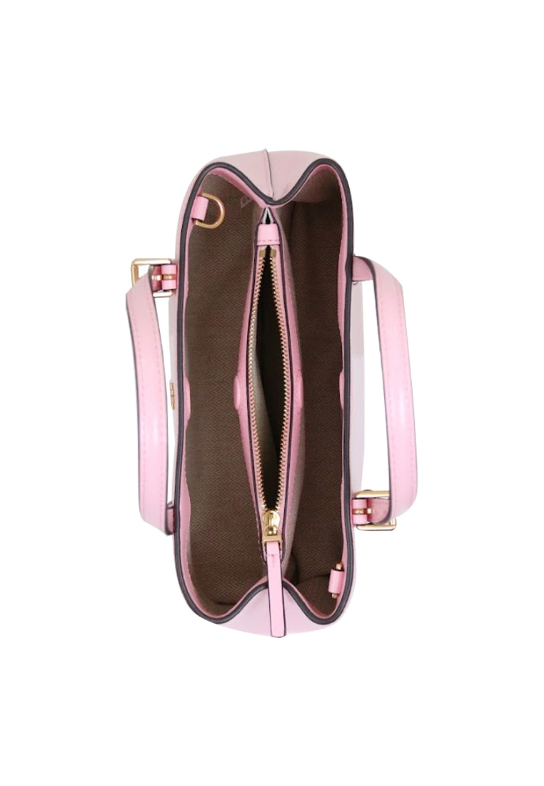 Tory Burch Emerson Patent Mini Tote Bag In Pink Plie 146399