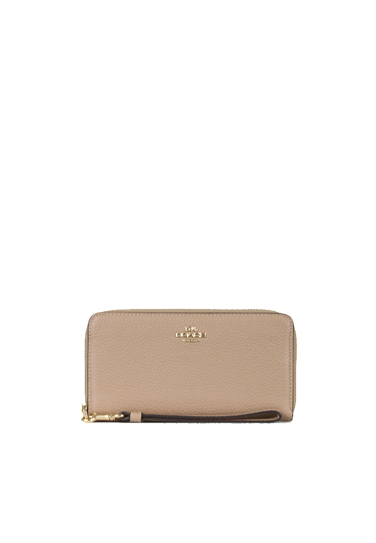 Taupe coach wallet sale